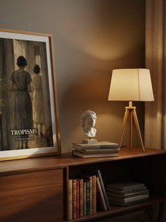 Tropisms watercolour print on bookshelf – Nathalie Sarraute fan gift