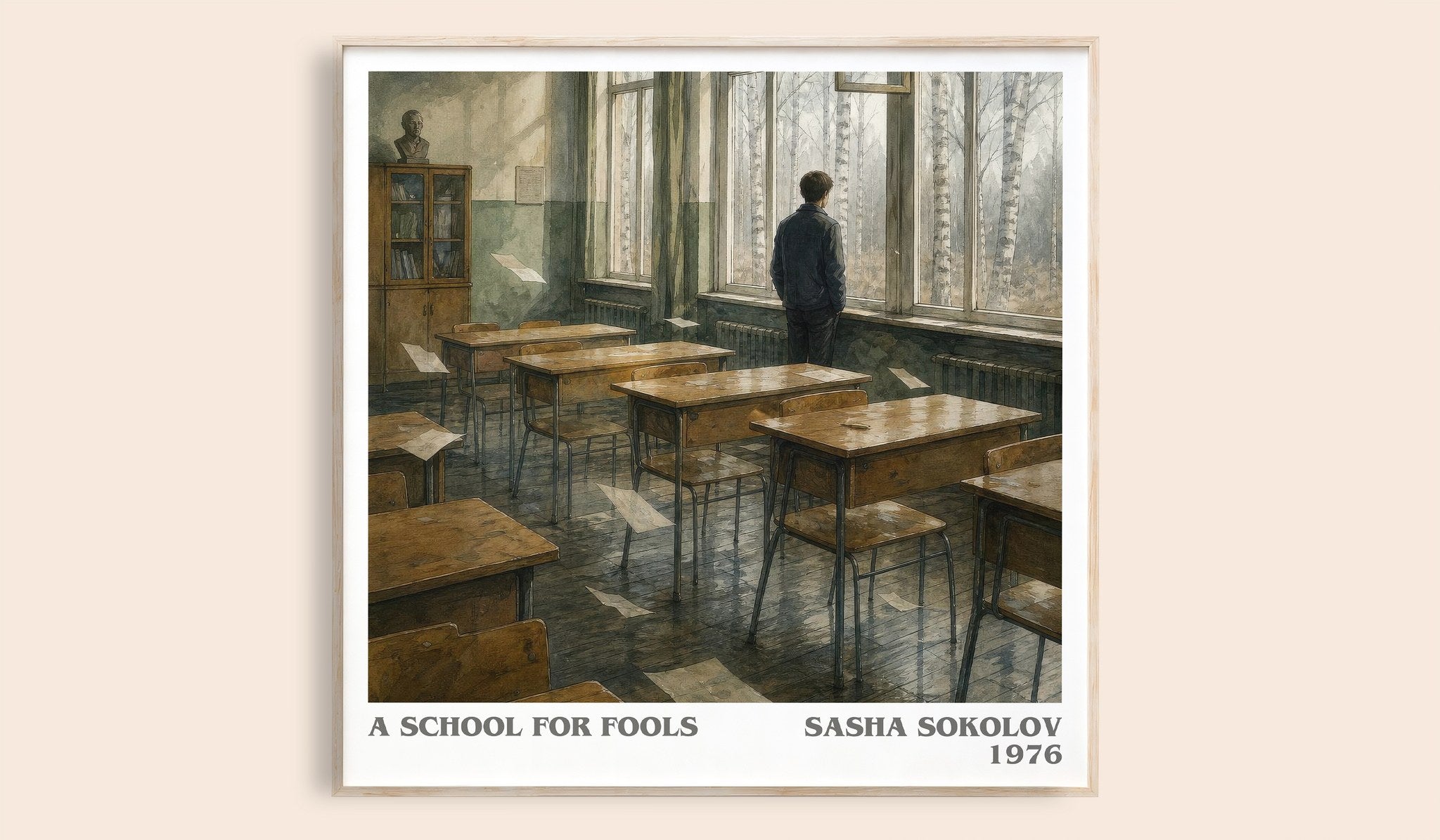 A School For Fools Literary Art Print by Sasha Sokolov