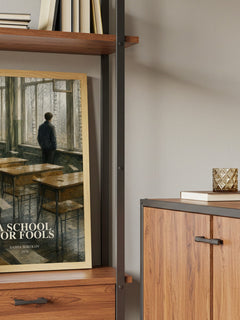 A School For Fools book watercolour illustration paper finish options – matte satin gloss