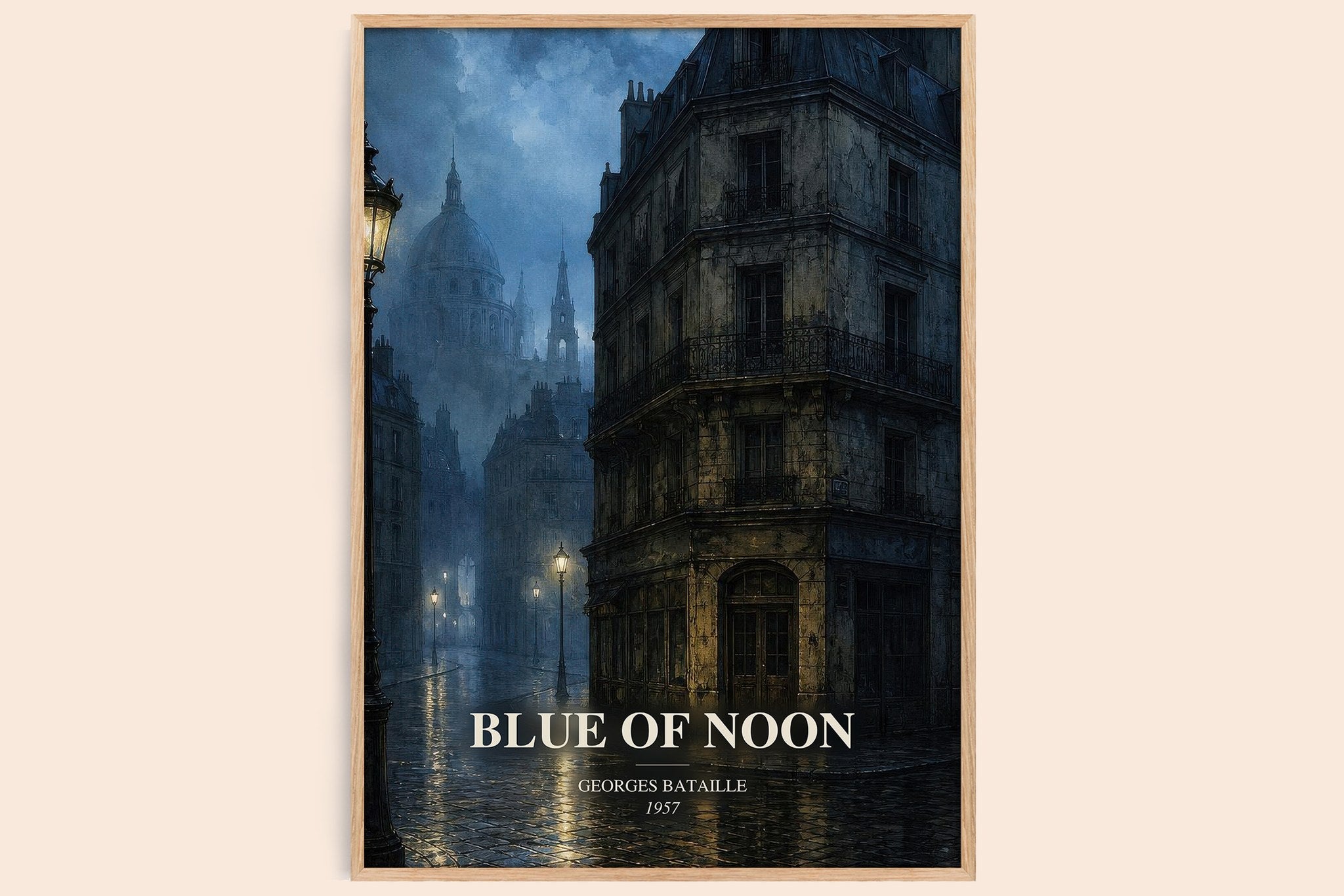 Blue of Noon Book Watercolour Illustration by Georges Bataille