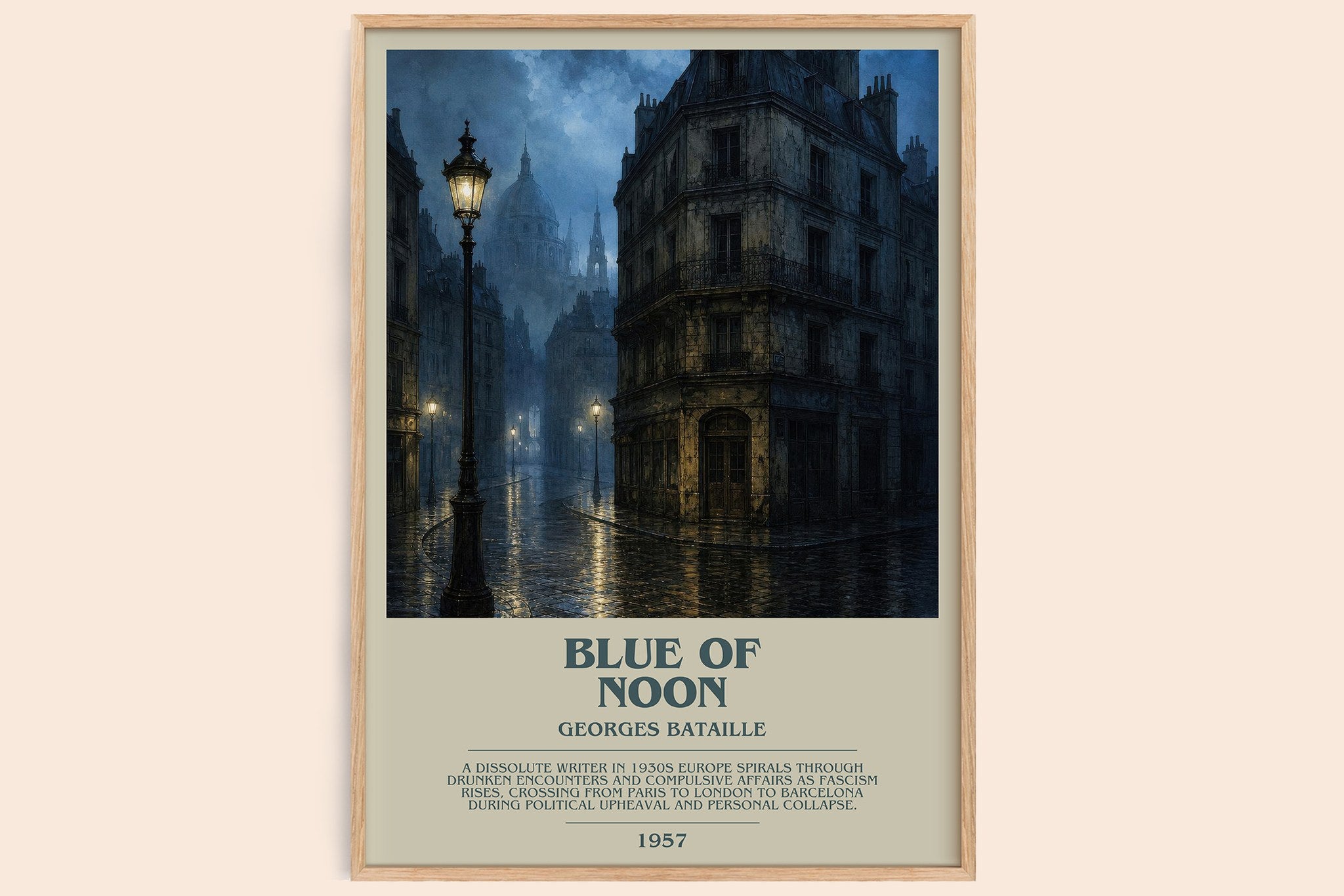 Blue of Noon Bookish Wall Art by Georges Bataille