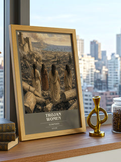 Trojan Women book cover poster colour and style options – Euripides book art
