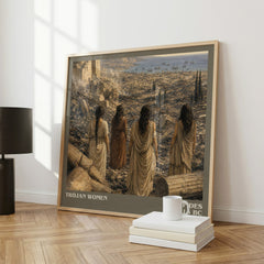 Trojan Women literary art print colour and style options – Euripides book art