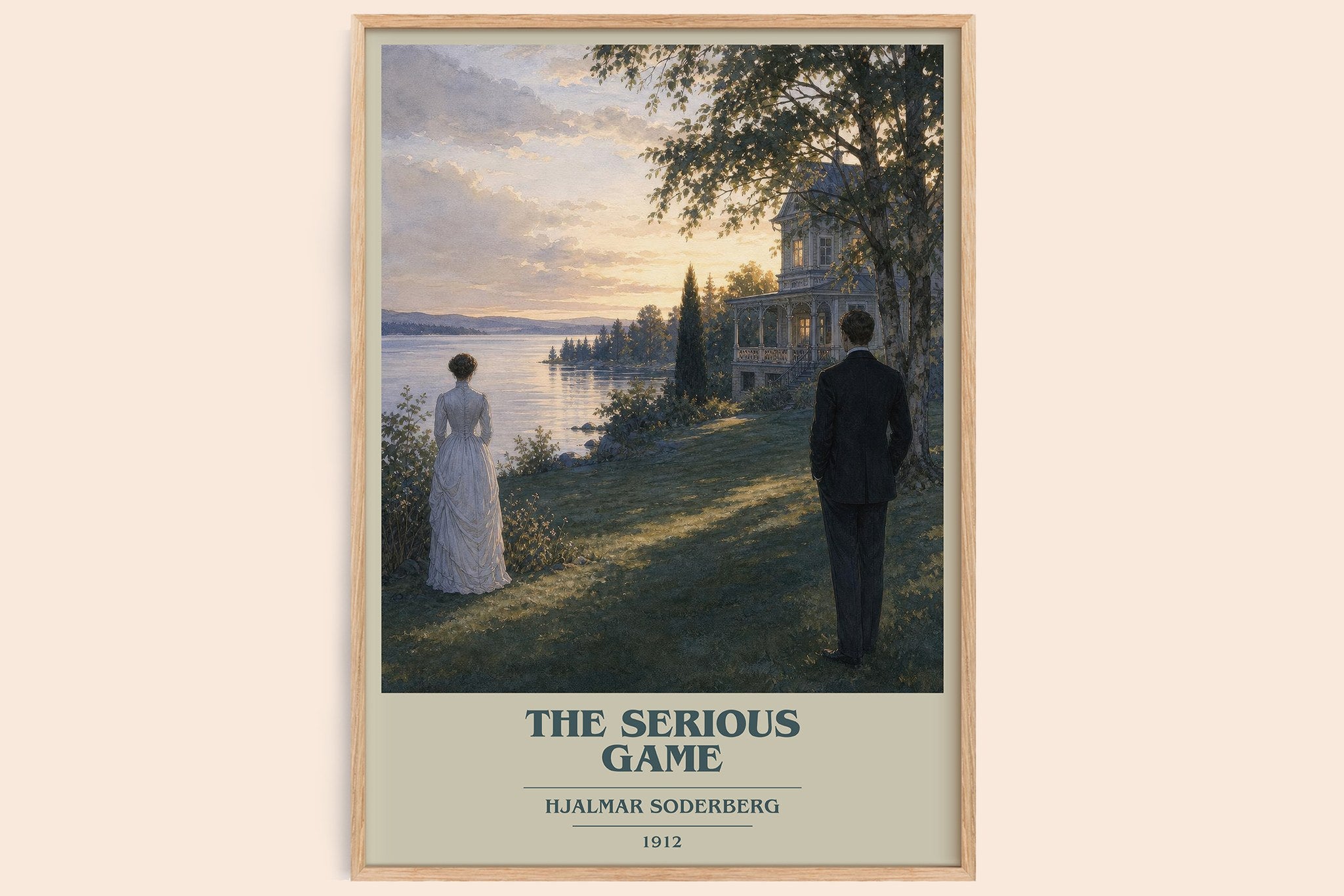 The Serious Game Book Cover Poster by Hjalmar Soderberg