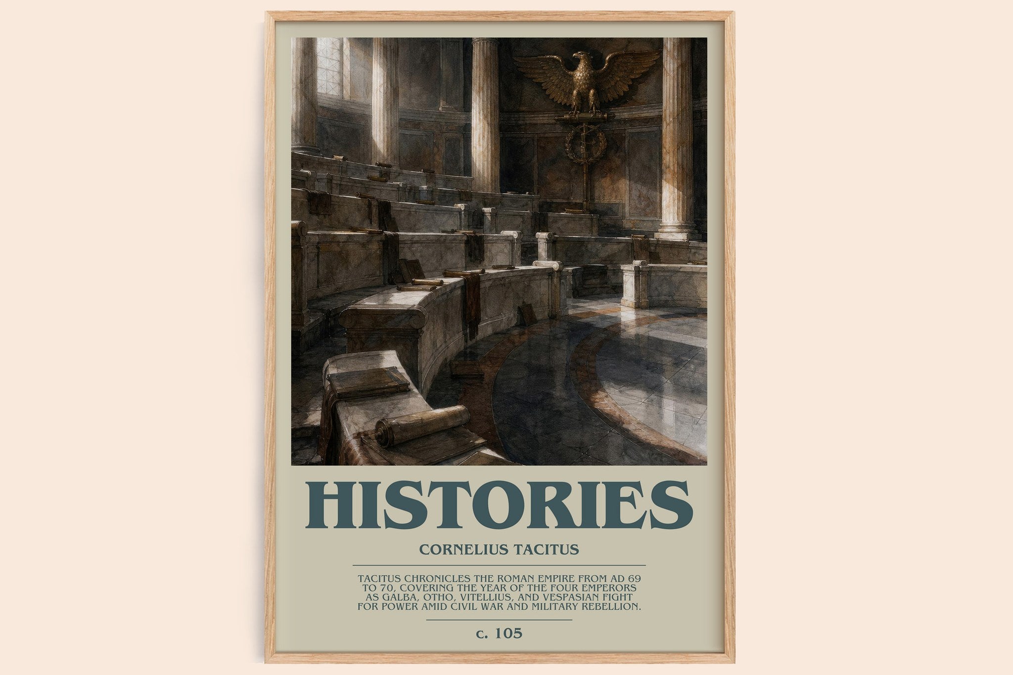 Histories Bookish Wall Art by Cornelius Tacitus