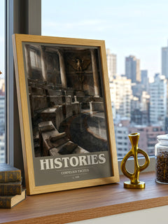 Histories book cover poster colour and style options – Cornelius Tacitus book art