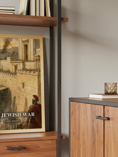 The Jewish War book watercolour illustration paper finish options – matte satin gloss