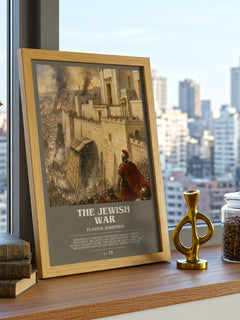 The Jewish War bookish poster colour and style options – Flavius Josephus book art