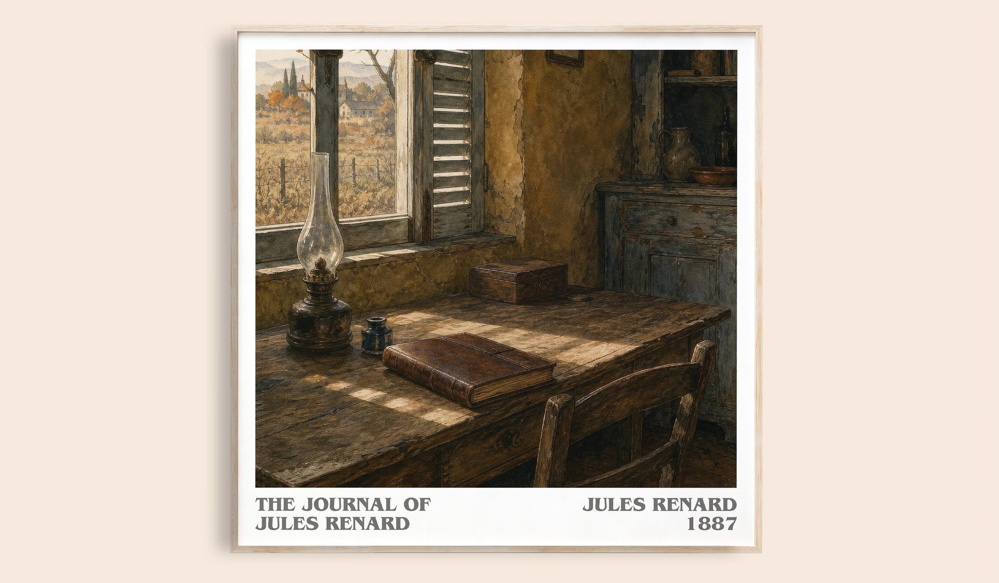 The Journal of Jules Renard Literary Art Print by Jules Renard