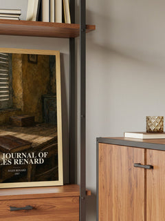 The Journal of Jules Renard book watercolour illustration paper finish options – matte satin gloss
