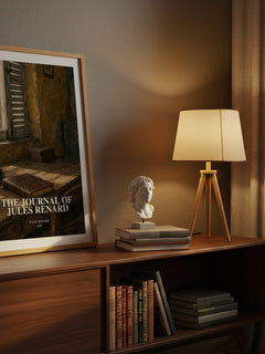 The Journal of Jules Renard watercolour print on bookshelf – Jules Renard fan gift