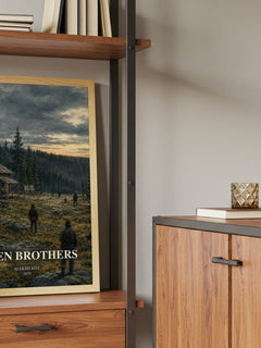 Seven Brothers book watercolour illustration paper finish options – matte satin gloss