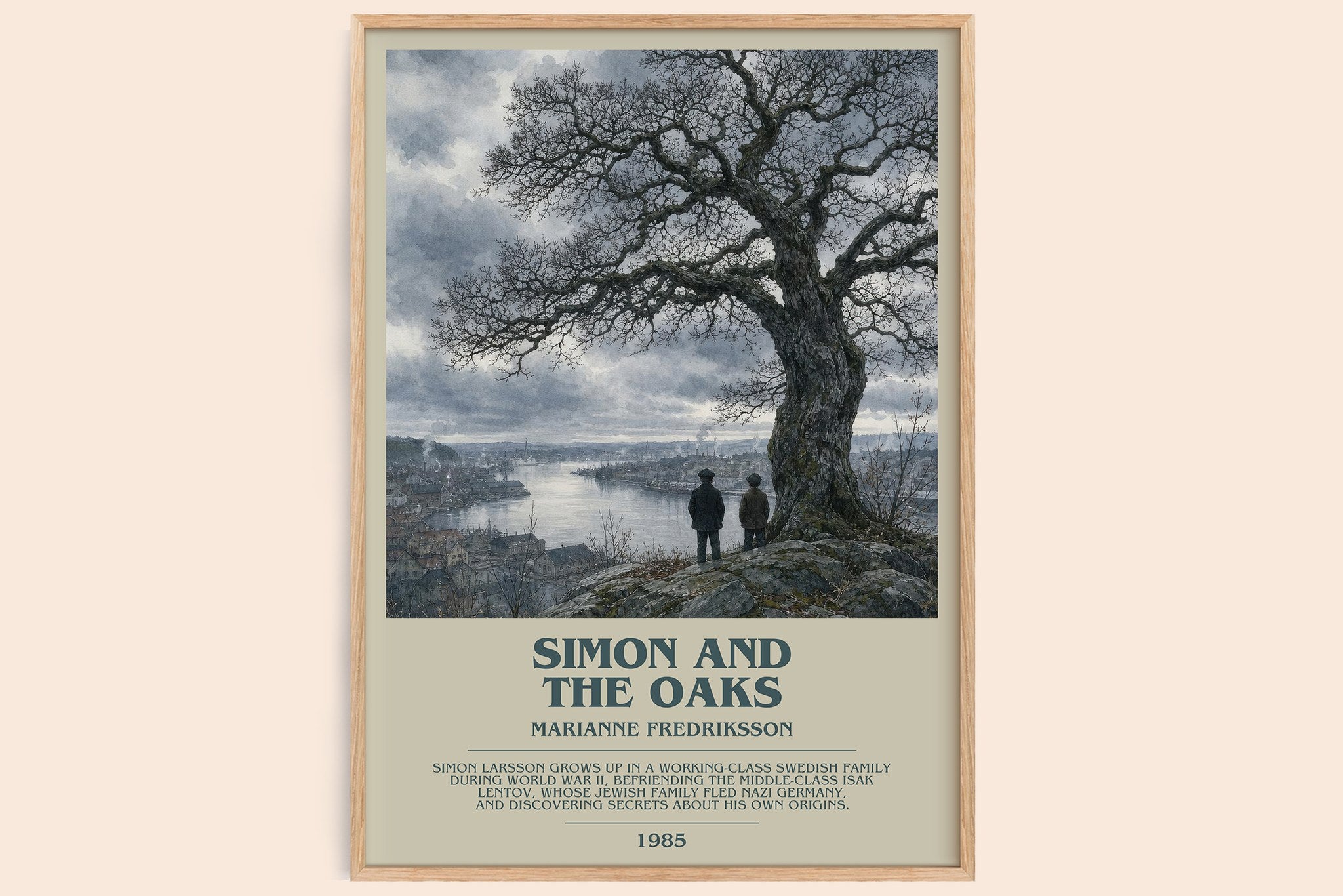 Simon and the Oaks Bookish Wall Art by Marianne Fredriksson