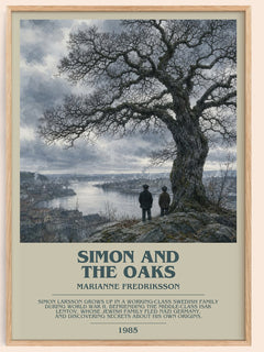 Simon and the Oaks Bookish Wall Art by Marianne Fredriksson – framed poster