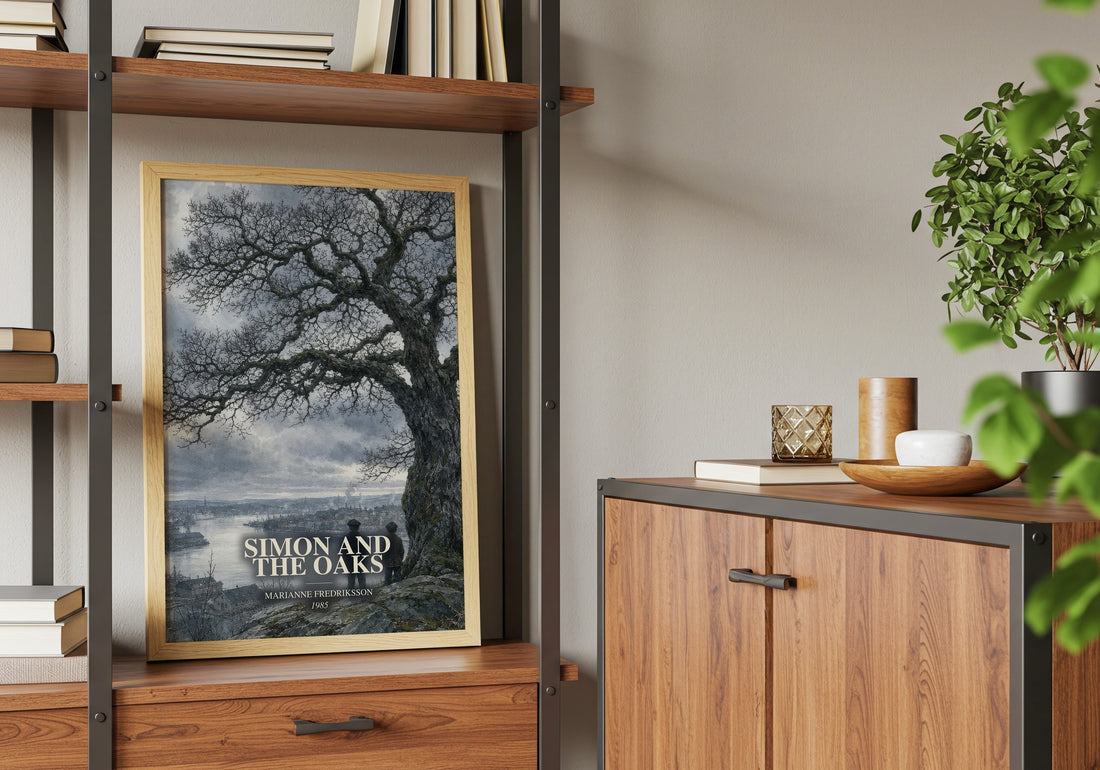 Simon and the Oaks book watercolour illustration paper finish options – matte satin gloss