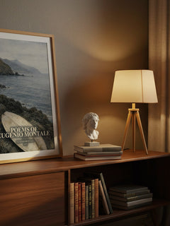 Poems of Eugenio Montale watercolour print on bookshelf – Eugenio Montale fan gift