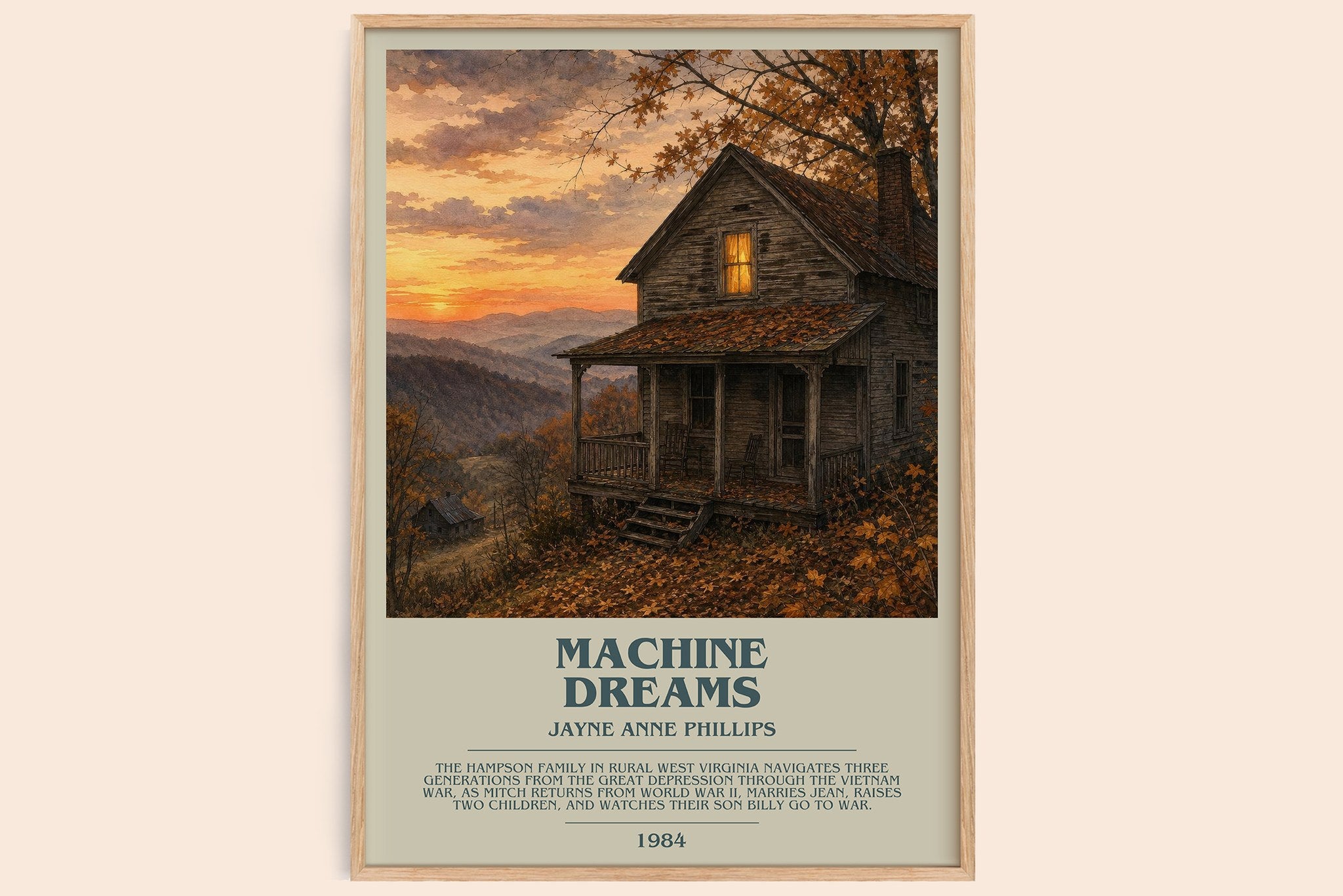 Machine Dreams Bookish Wall Art by Jayne Anne Phillips