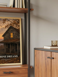 Machine Dreams book watercolour illustration paper finish options – matte satin gloss