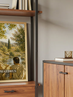Phaedrus book watercolour illustration paper finish options – matte satin gloss