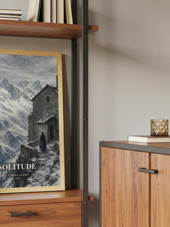 Solitude book watercolour illustration paper finish options – matte satin gloss