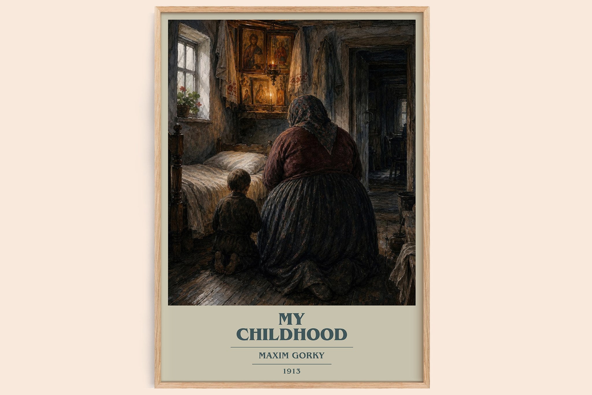 My Childhood Book Cover Poster by Maxim Gorky