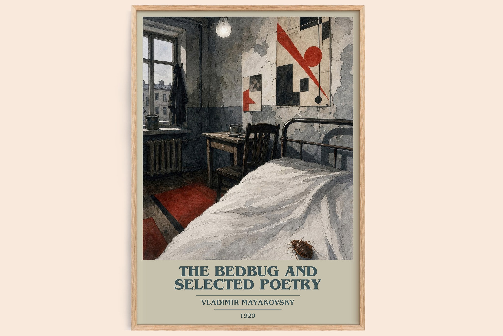 Bedbug And Selected Poetry Book Cover Poster by Vladimir Mayakovsky