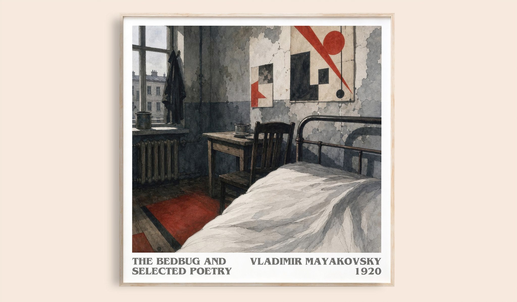 Bedbug And Selected Poetry Literary Art Print by Vladimir Mayakovsky