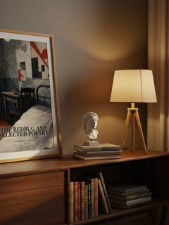 The Bedbug And Selected Poetry watercolour print on bookshelf – Vladimir Mayakovsky fan gift