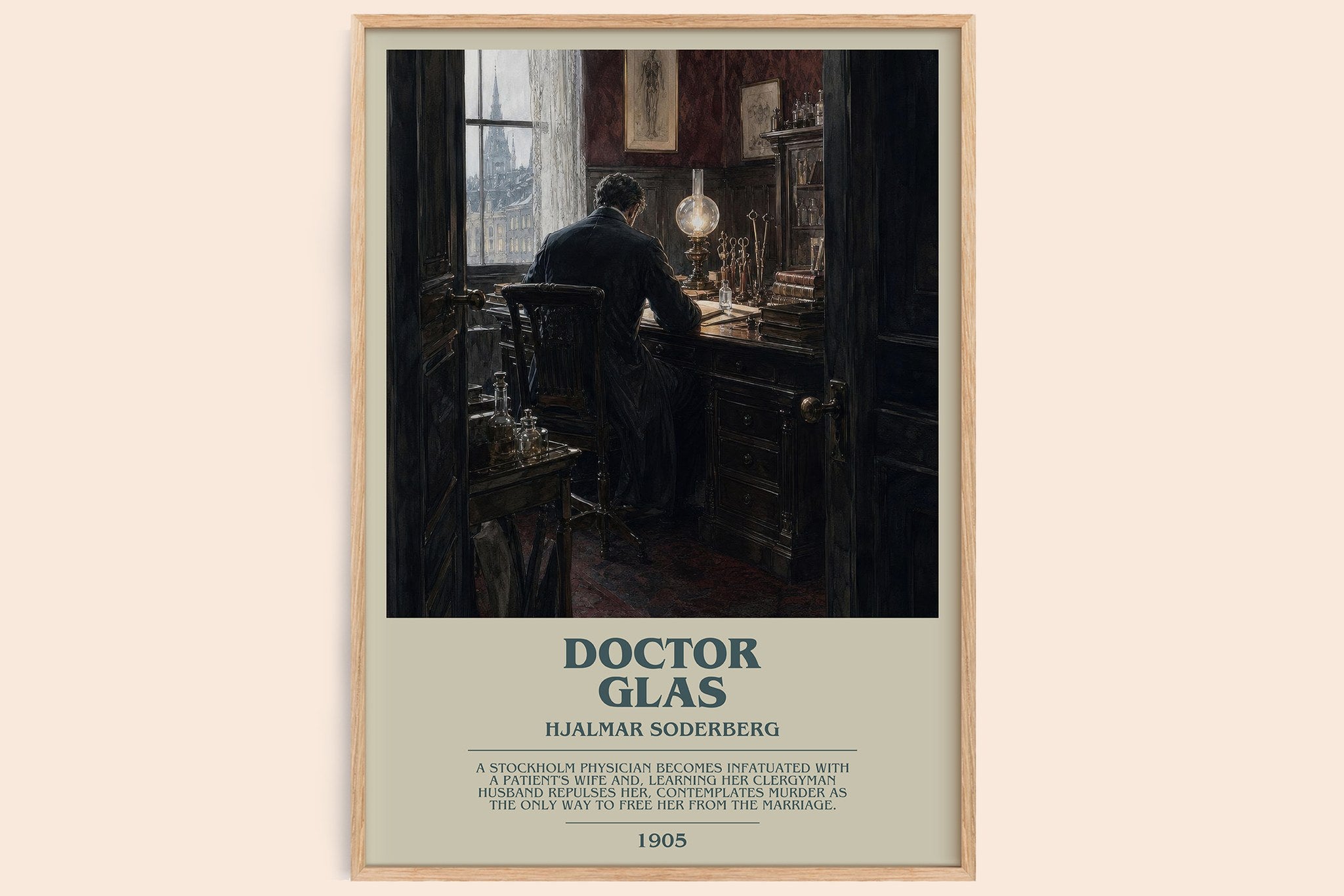 Doctor Glas Bookish Wall Art by Hjalmar Soderberg