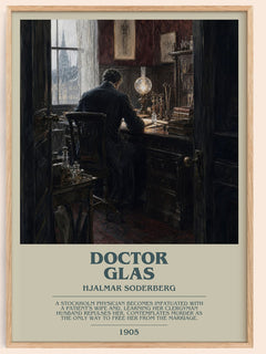 Doctor Glas Bookish Wall Art by Hjalmar Soderberg – framed poster