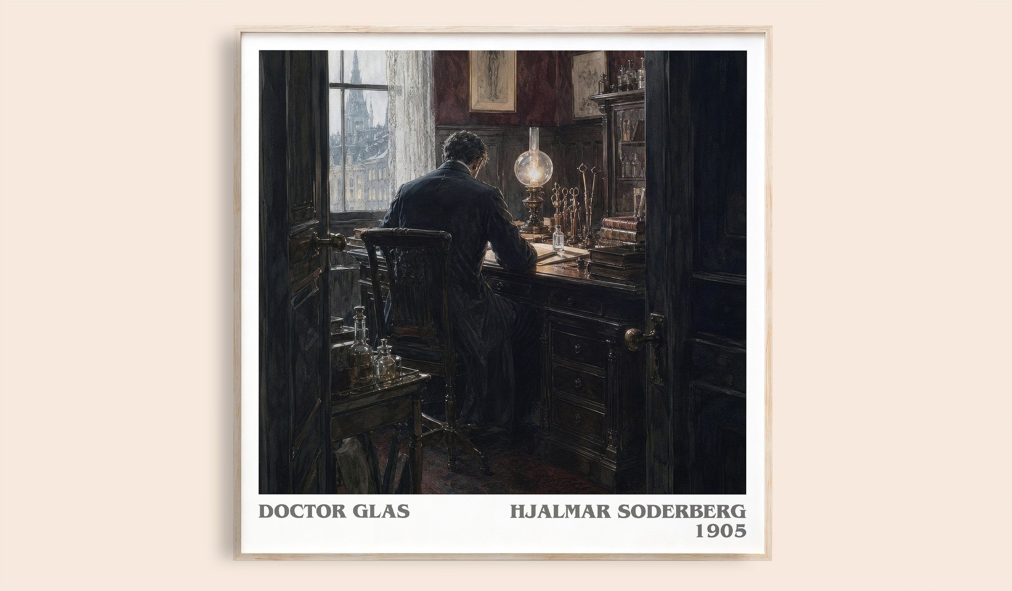 Doctor Glas Literary Art Print by Hjalmar Soderberg