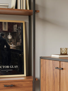 Doctor Glas book watercolour illustration paper finish options – matte satin gloss