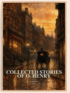 Collected Stories Of O. Henry watercolour book poster by O. Henry – framed literary art print