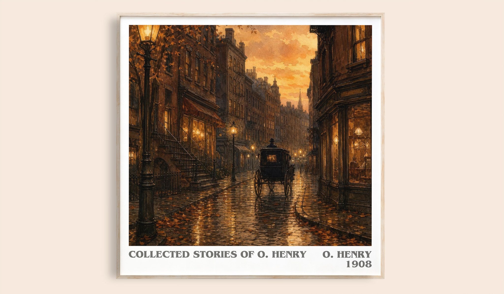 Collected Stories Of O. Henry Literary Art Print by O. Henry