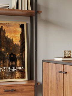 Collected Stories Of O. Henry book watercolour illustration paper finish options – matte satin gloss