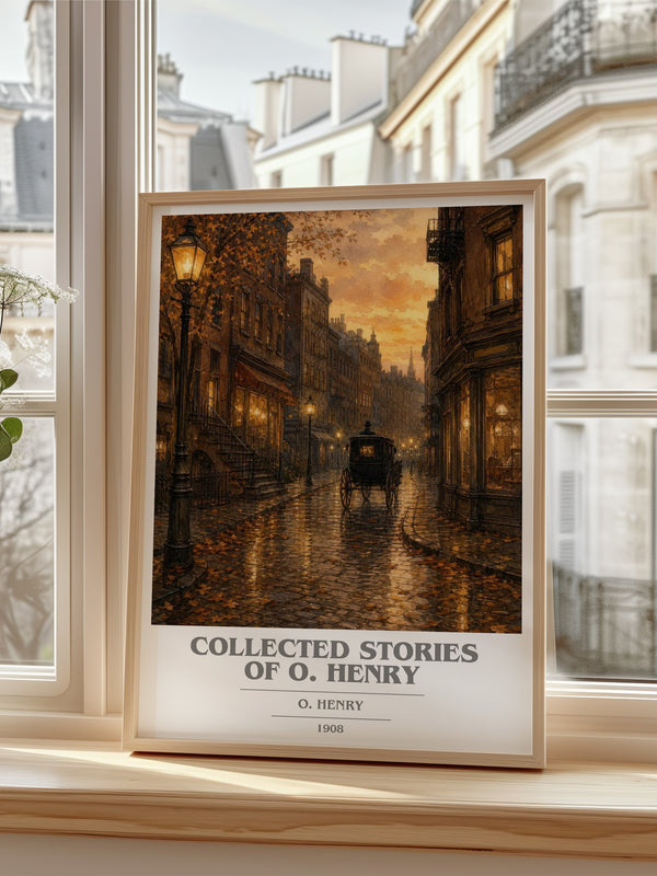 Collected Stories Of O. Henry book cover poster colour and style options – O. Henry book art