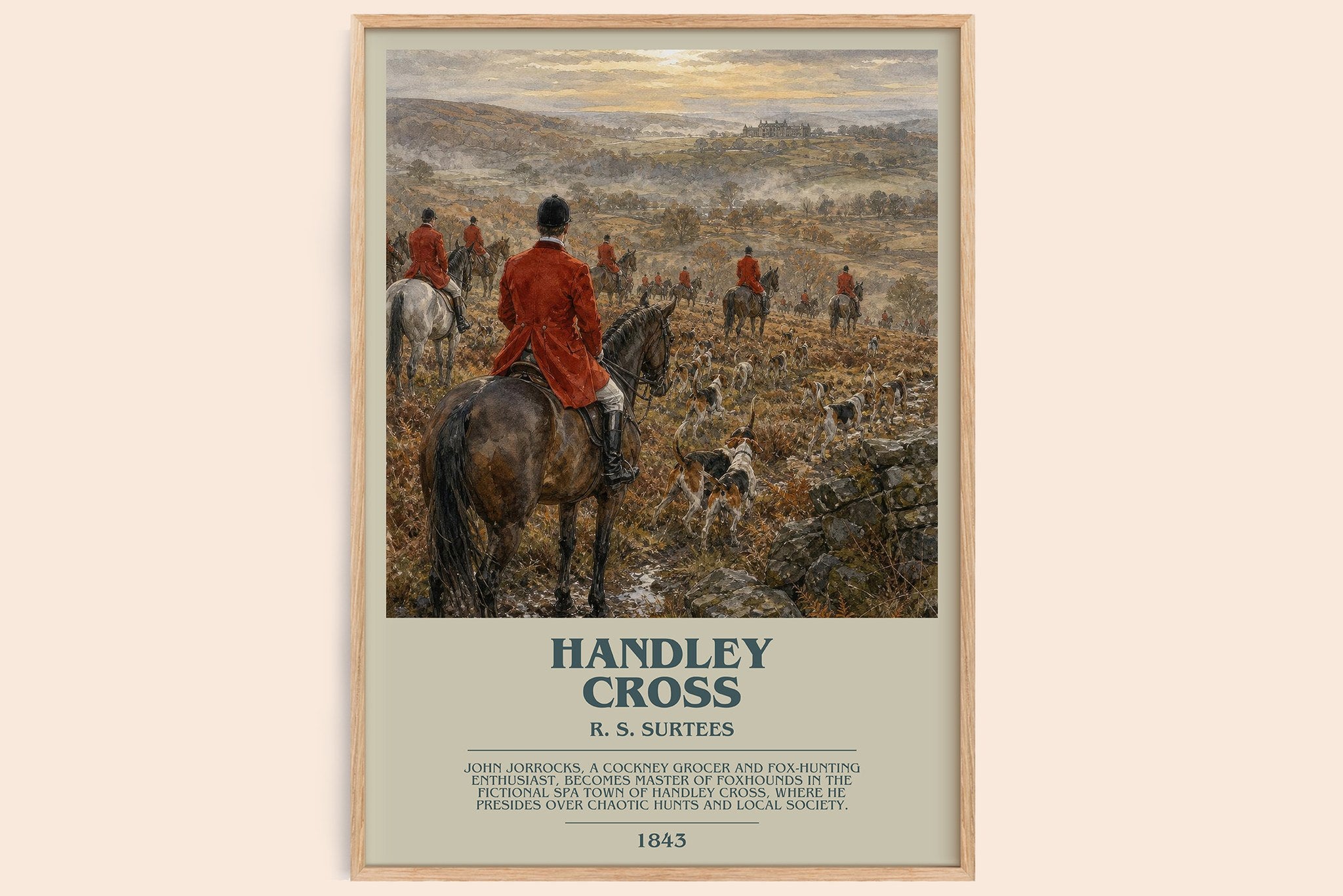 Handley Cross Bookish Wall Art by R. S. Surtees