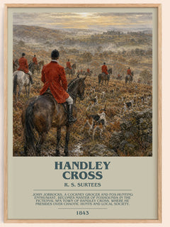 Handley Cross Bookish Wall Art by R. S. Surtees – framed poster