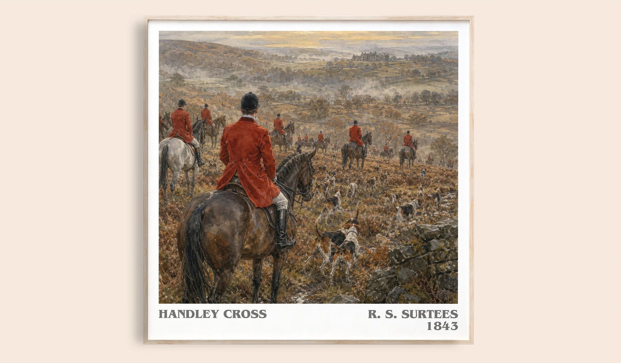 Handley Cross Literary Art Print by R. S. Surtees