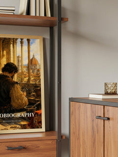 Autobiography book watercolour illustration paper finish options – matte satin gloss