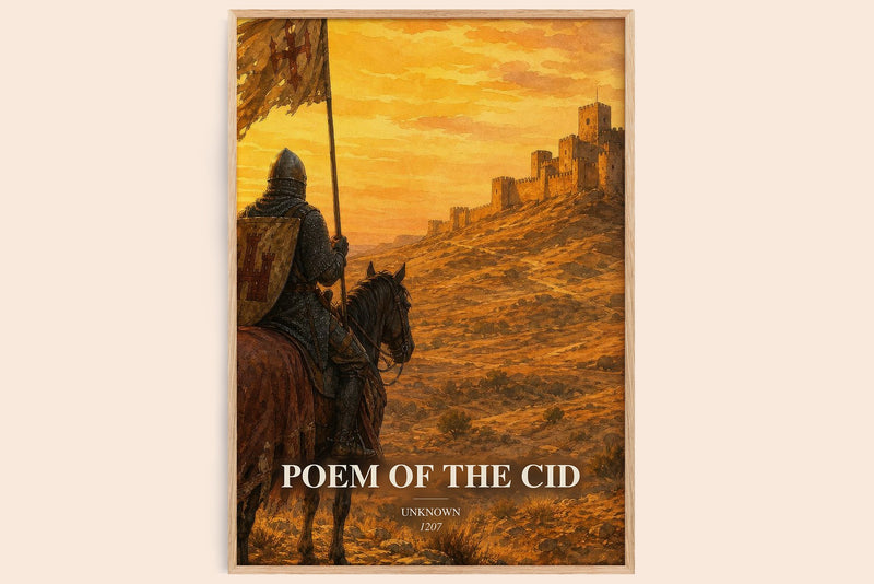 Poem of the Cid Book Watercolour Illustration by Unknown (Edge style)
