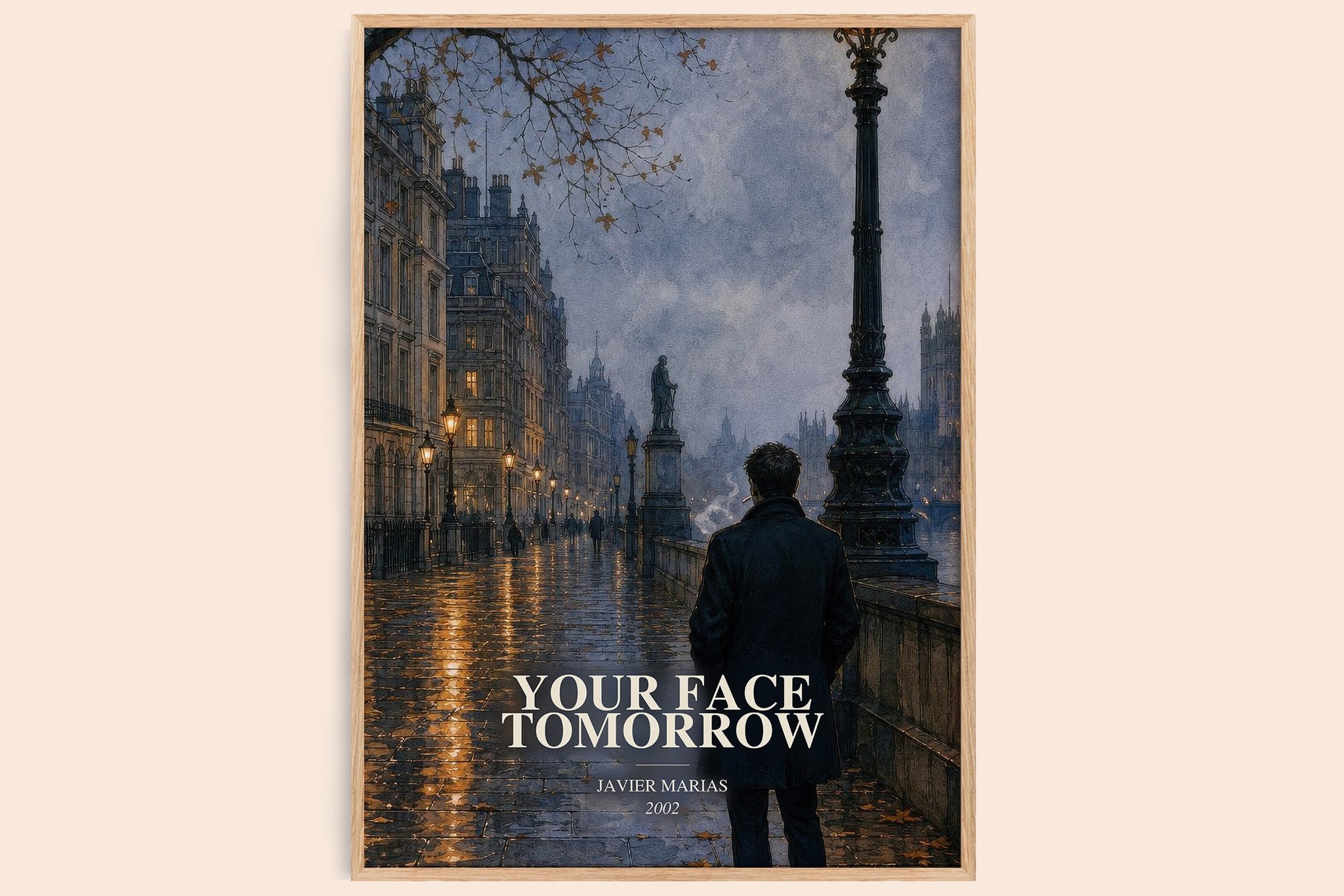 Your Face Tomorrow Book Watercolour Illustration by Javier Marias