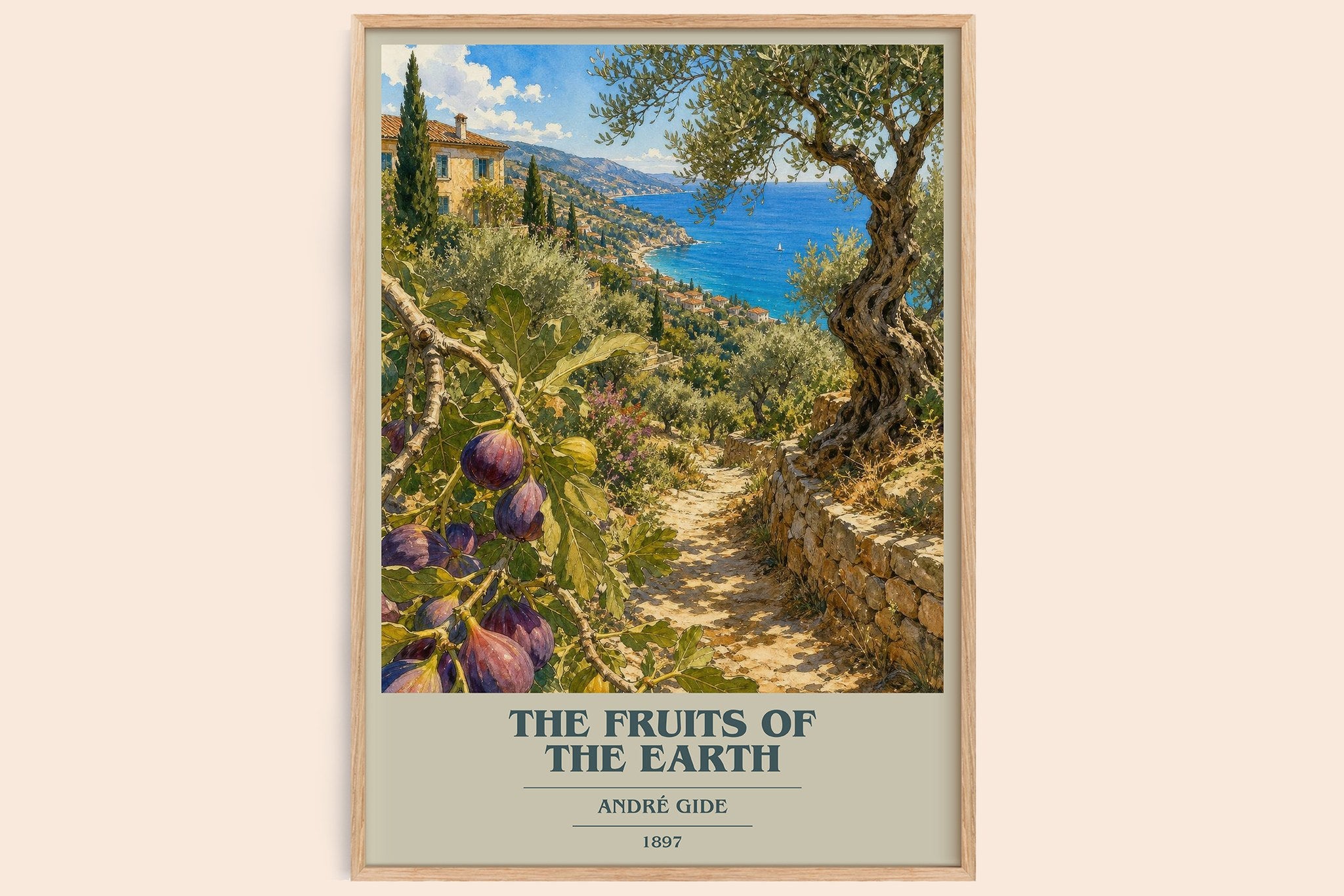 The Fruits of the Earth Book Cover Poster by André Gide
