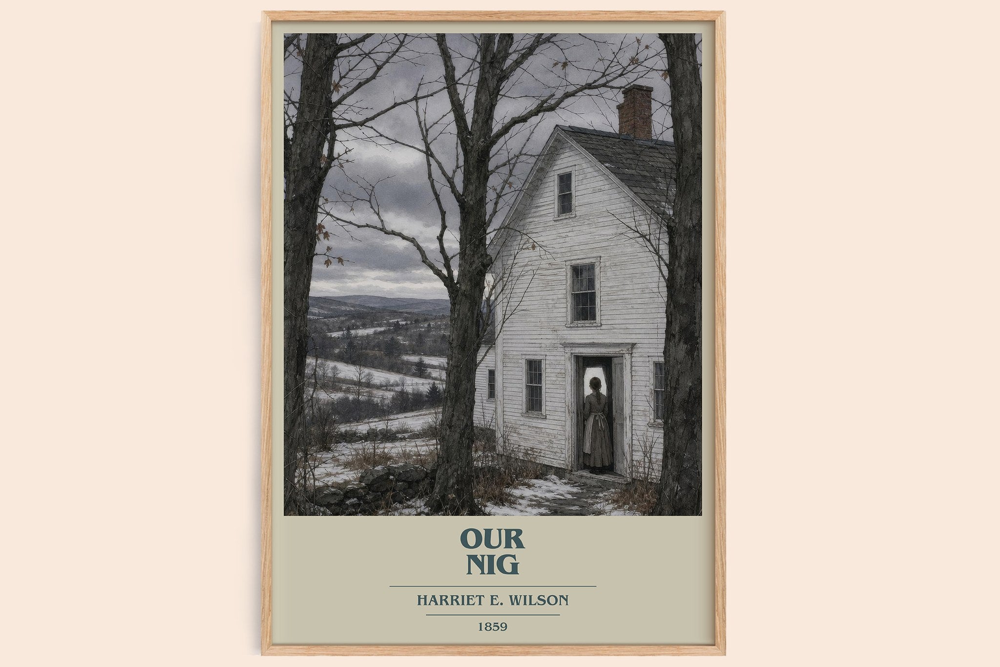 Our Nig Book Cover Poster by Harriet E. Wilson
