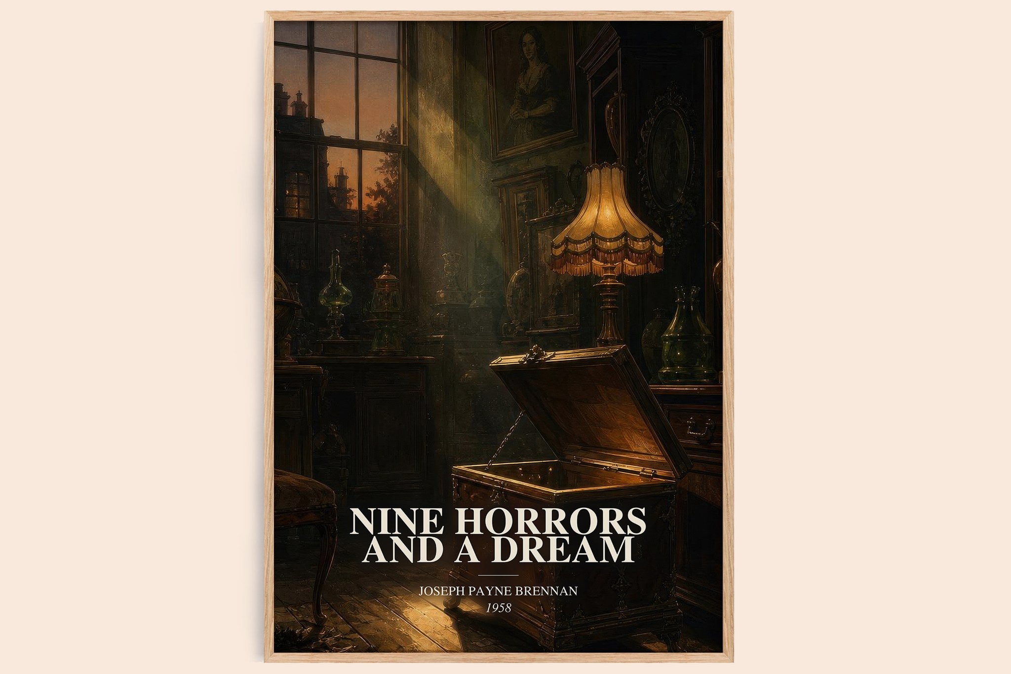 Nine Horrors And A Dream Book Watercolour Illustration by J. Brennan