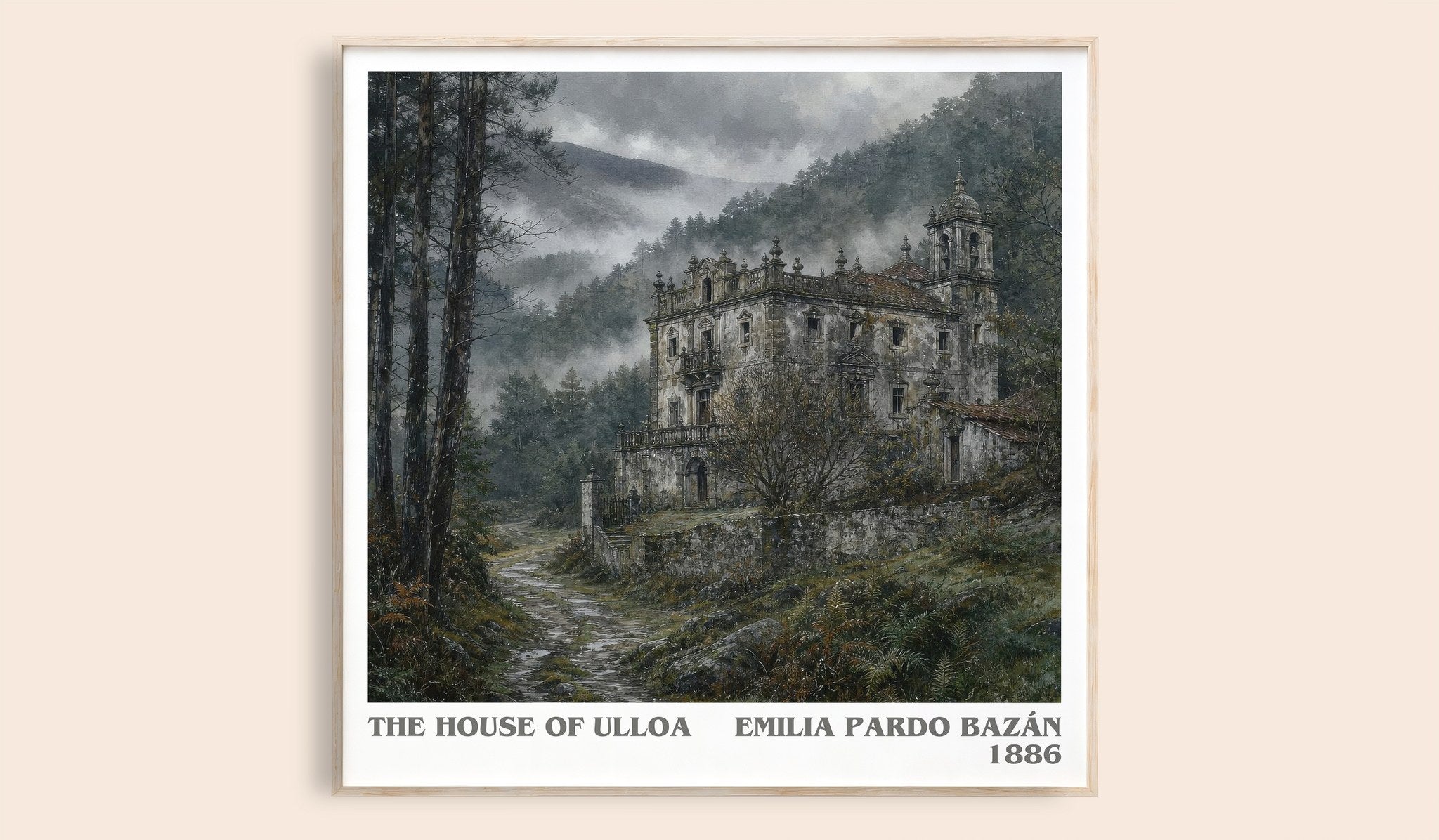 The House of Ulloa Literary Art Print by Emilia Pardo Bazán
