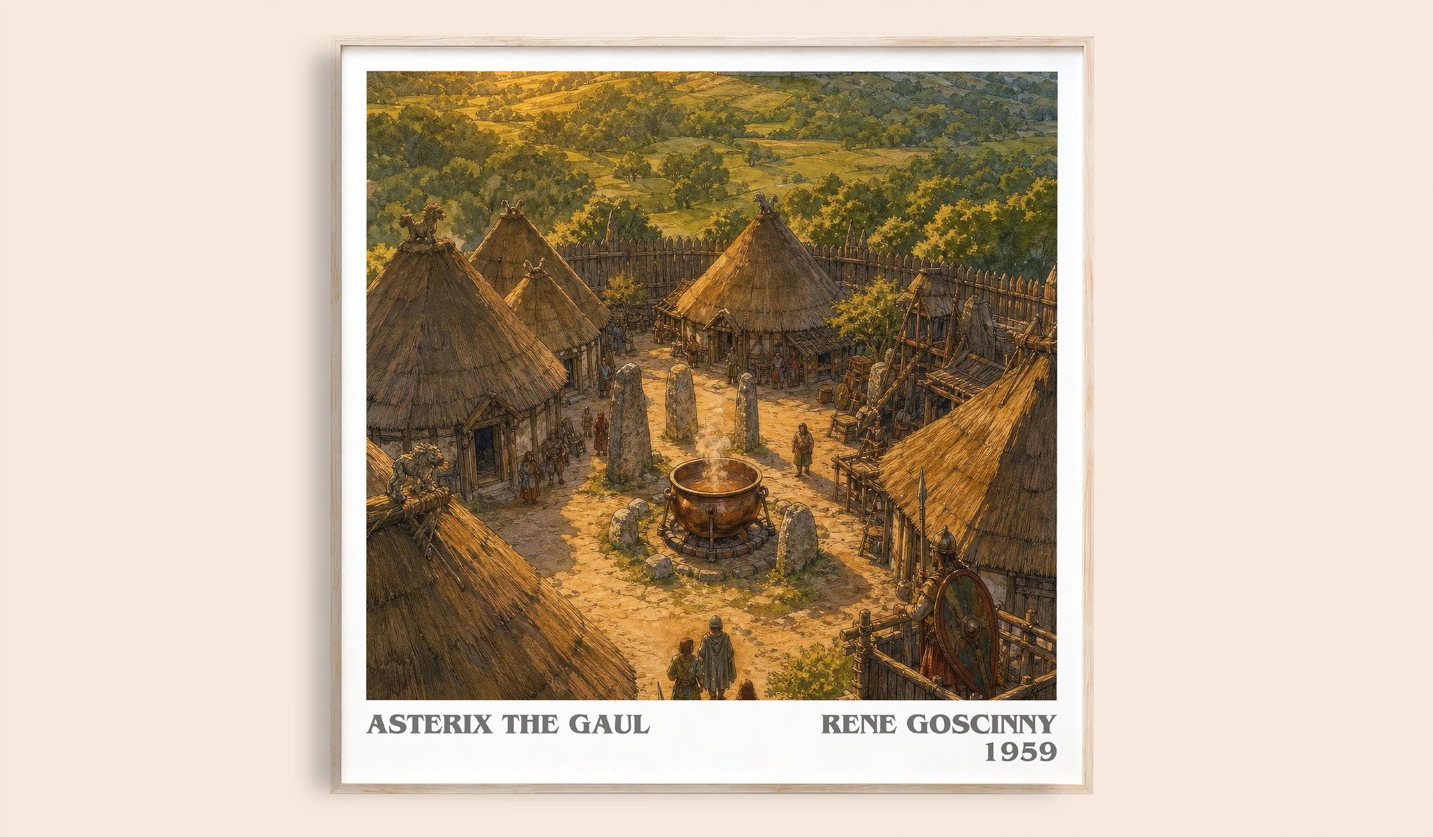 Asterix the Gaul Literary Art Print by Rene Goscinny