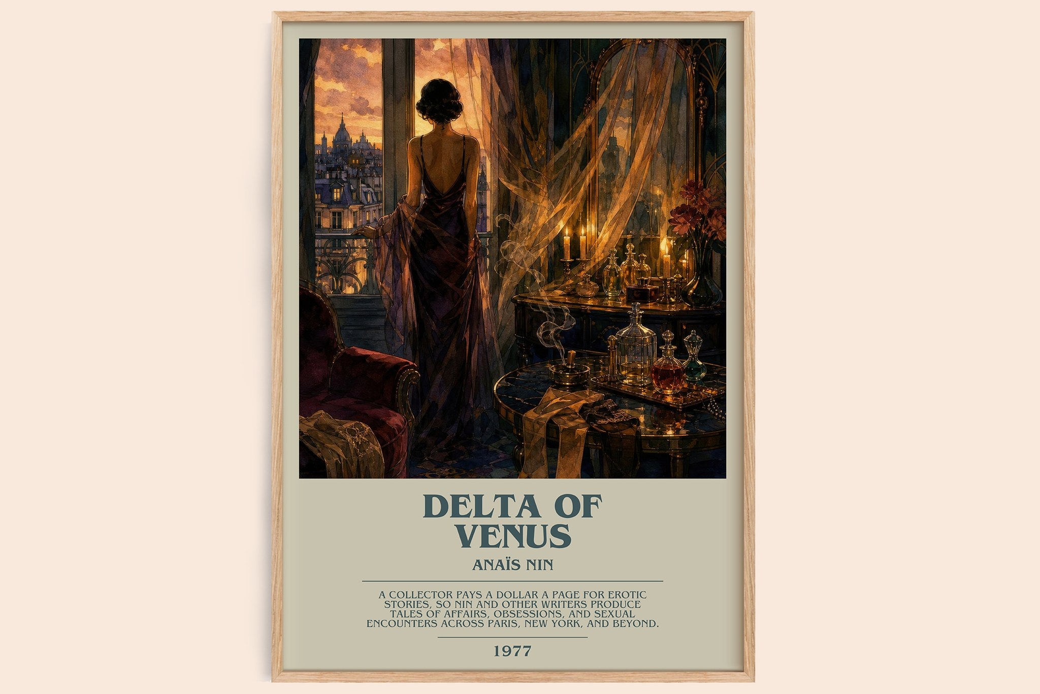 Delta of Venus Bookish Wall Art by Anaïs Nin