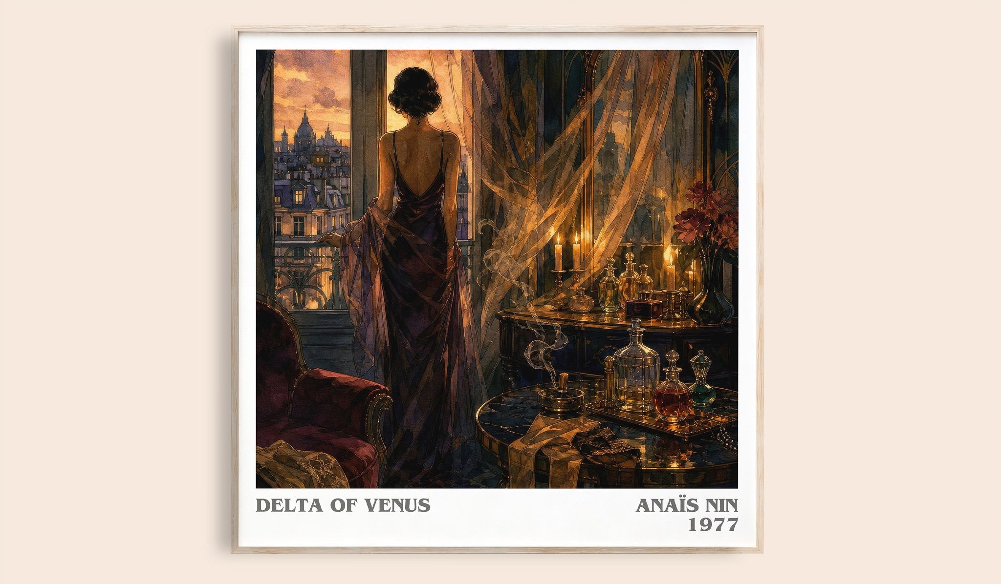 Delta of Venus Literary Art Print by Anaïs Nin