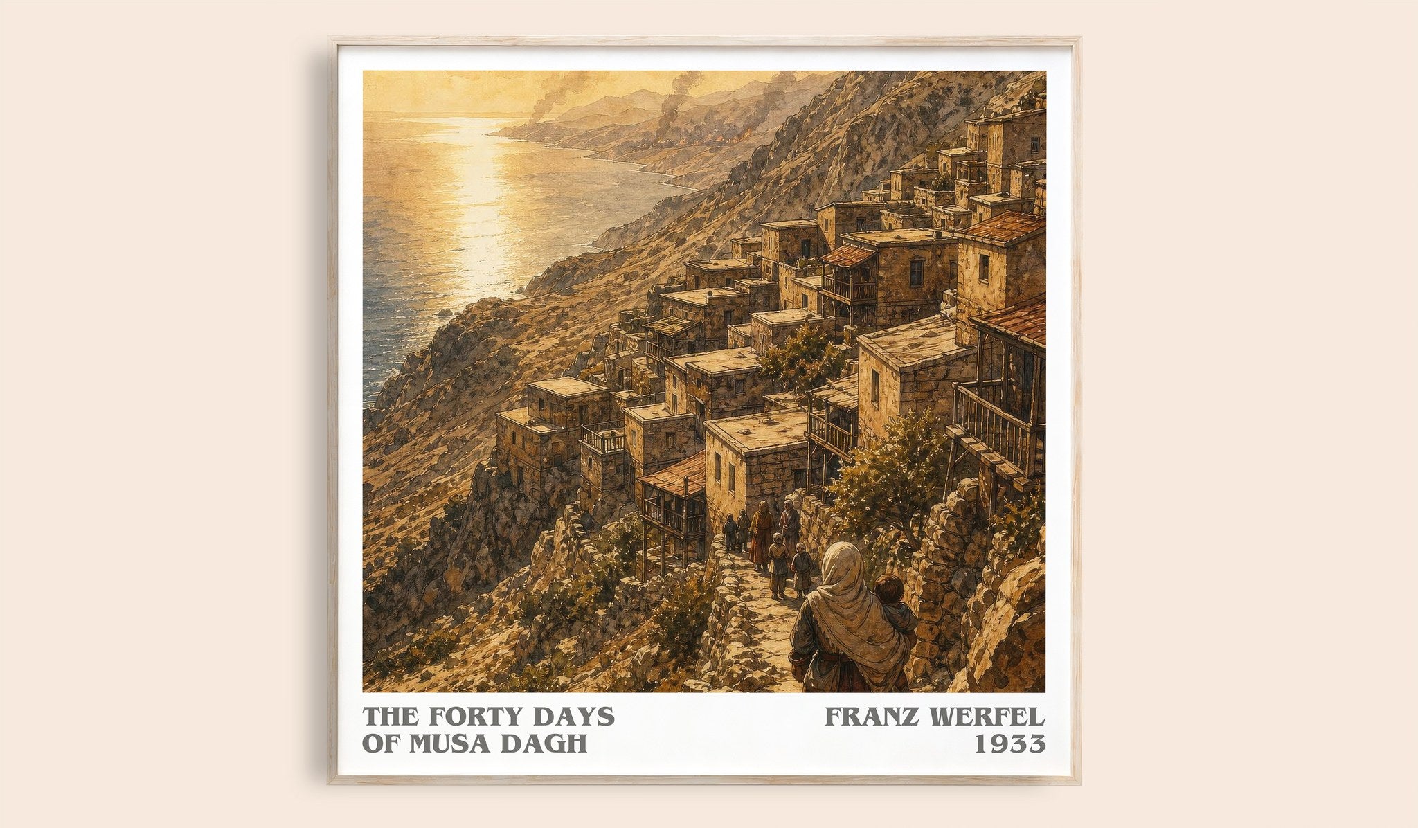 The Forty Days Of Musa Dagh Literary Art Print by Franz Werfel